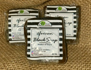 Raw African Black Soap