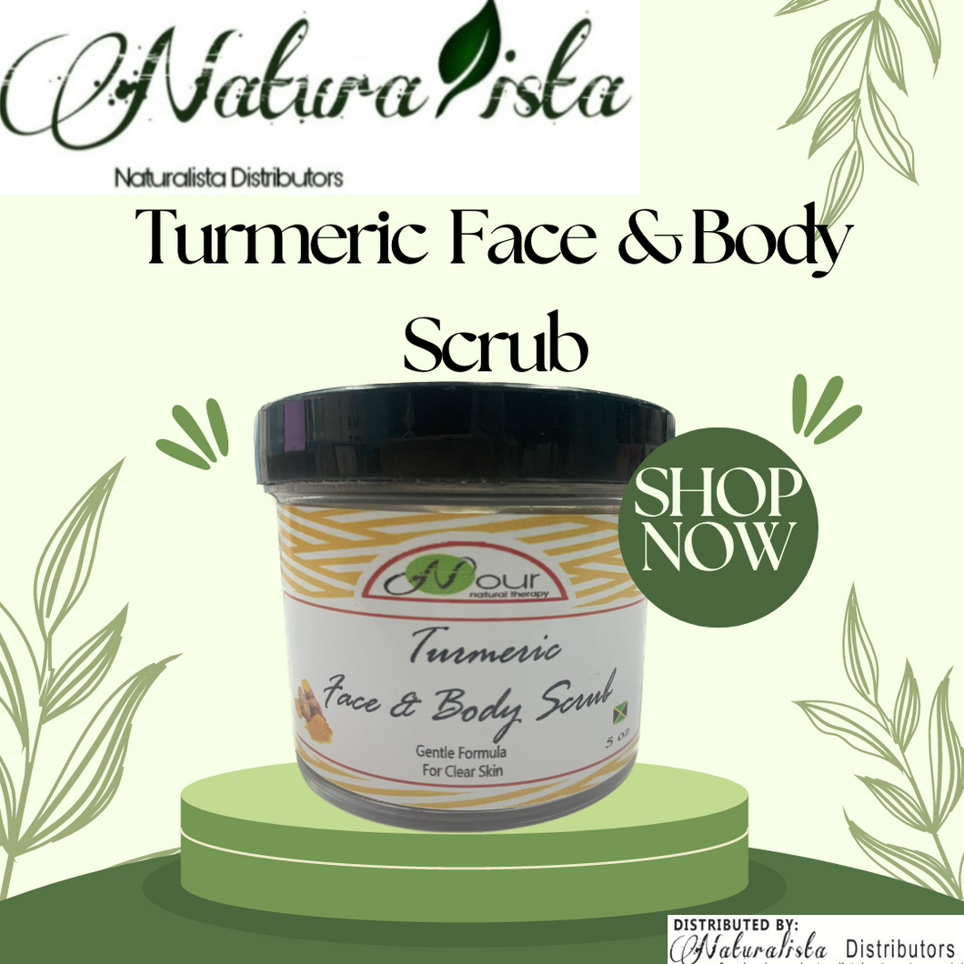 Nour Natural Therapy Turmeric Face and Body Scrub