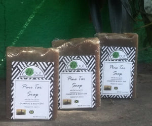 Nour Natural Therapy Pine Tar Shampoo And Body Soap