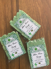 Load image into Gallery viewer, Nour Natural Therapy Aloe Vera Face And Body Soap