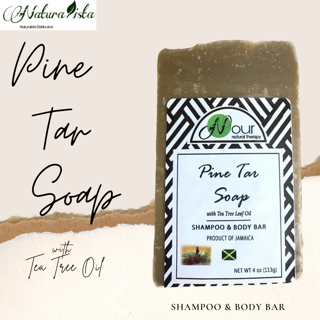 Nour Natural Therapy Pine Tar Shampoo And Body Soap