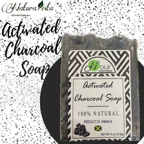 Nour Natural Therapy Activated Charcoal Face And Body Soap