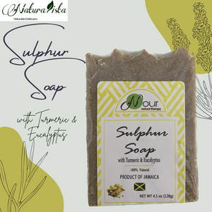Nour Natural Therapy Sulphur With Turmeric And Eucalyptus Oil